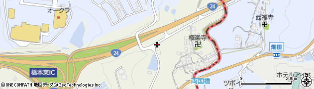 和歌山県橋本市隅田町真土周辺の地図