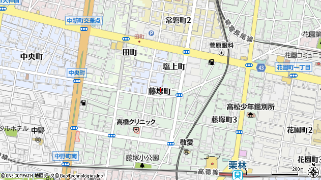 〒760-0071 香川県高松市藤塚町の地図