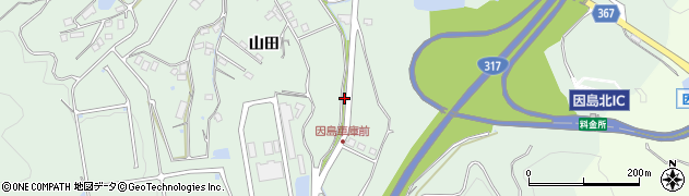 重井川周辺の地図