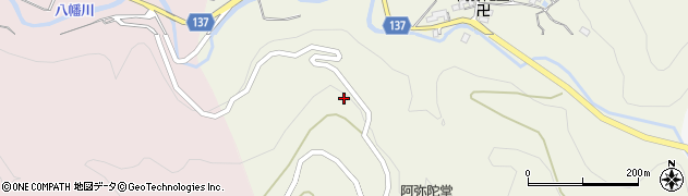 奈良県五條市西吉野町湯川650周辺の地図