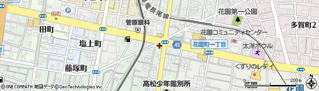 バイク王　高松店周辺の地図