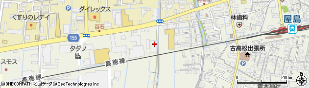 香川県高松市新田町甲87周辺の地図