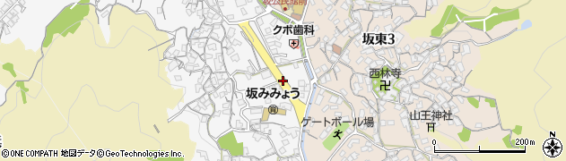 広島県坂町（安芸郡）大曲周辺の地図