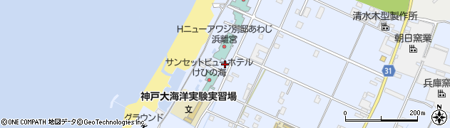ホテルニューアワジ別邸あわじ浜離宮駐車場周辺の地図