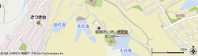 大阪府阪南市自然田1874周辺の地図