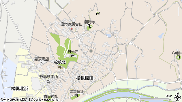 〒656-0307 兵庫県南あわじ市松帆檪田の地図