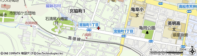 １００円ＤＲＹ　宮脇店周辺の地図