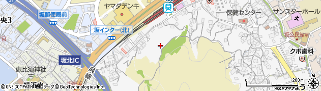 広島県坂町（安芸郡）休之谷周辺の地図