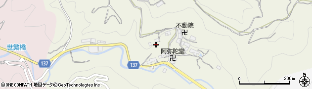 奈良県五條市西吉野町湯川周辺の地図