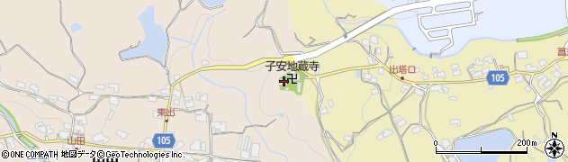 子安地蔵寺周辺の地図