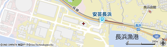 シモハナ物流株式会社　竹原営業所周辺の地図