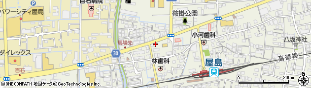 クック・チャム　屋島店周辺の地図