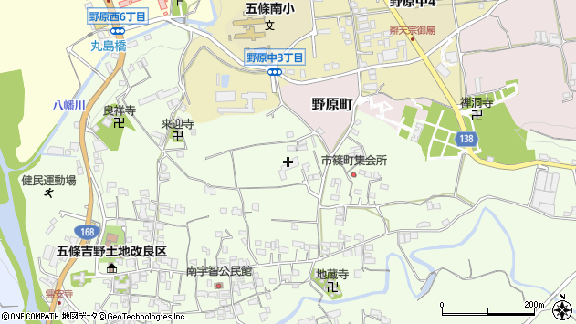 〒637-0035 奈良県五條市霊安寺町の地図