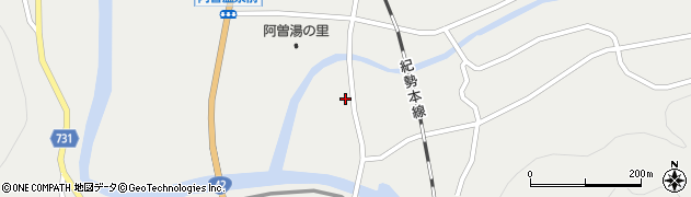 大紀町役場　阿曽公民館周辺の地図