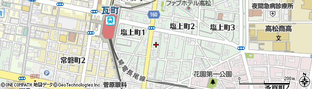 株式会社ＣｏＣｏＲｏきれい塾高松校周辺の地図