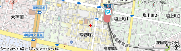 香川県高松市常磐町周辺の地図