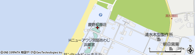 慶野松原荘周辺の地図