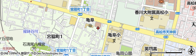 公文式高松八幡前教室周辺の地図