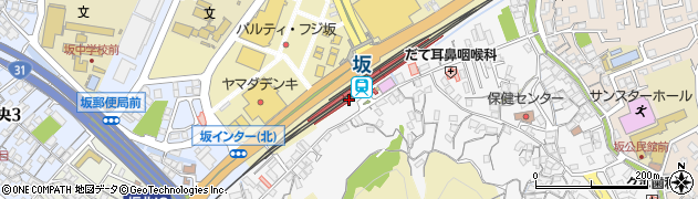 坂駅周辺の地図