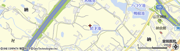兵庫県洲本市納周辺の地図