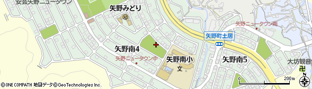 安芸矢野ニュータウン第七公園周辺の地図