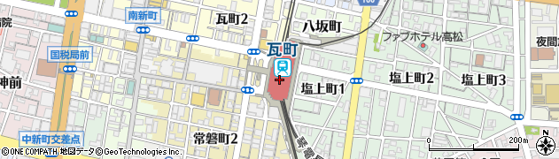 ママズドレス　高松店周辺の地図