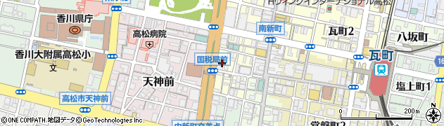 香川県信用組合　本店営業部周辺の地図