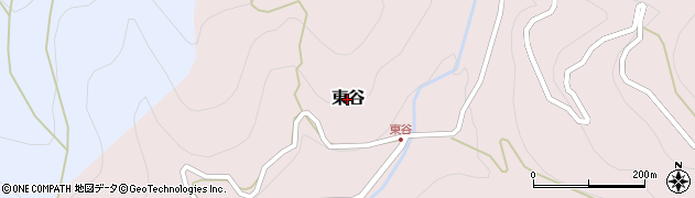 和歌山県かつらぎ町（伊都郡）東谷周辺の地図