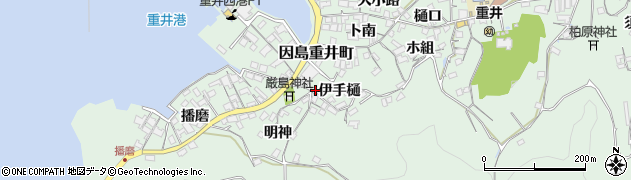 広島県尾道市因島重井町伊手樋6602周辺の地図