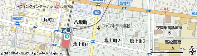香川県理容生活衛生同業組合周辺の地図
