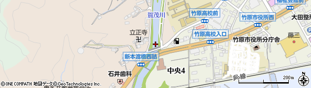 本渡橋周辺の地図