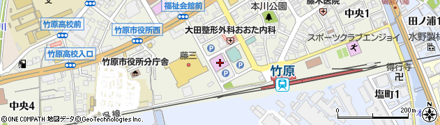 ガイア竹原店周辺の地図