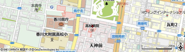 高松病院周辺の地図
