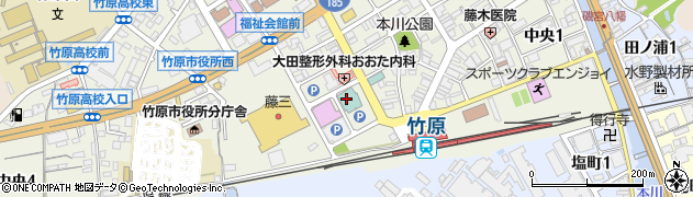 グリーンスカイホテル竹原周辺の地図