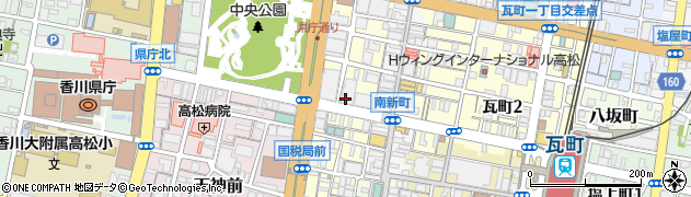 香川県高松市亀井町周辺の地図