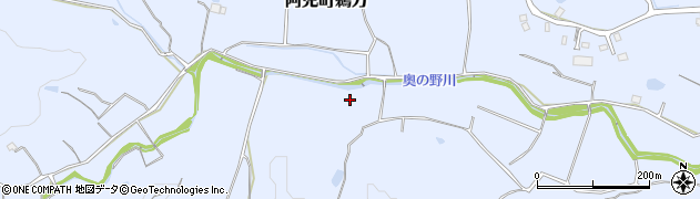 奥ノ野川周辺の地図