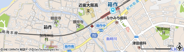 大阪府阪南市箱作1069周辺の地図