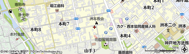 橋本百環店周辺の地図