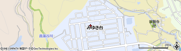 和歌山県橋本市みゆき台周辺の地図