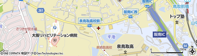 大阪府阪南市自然田770周辺の地図