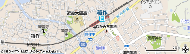 阪南箱作郵便局 ＡＴＭ周辺の地図