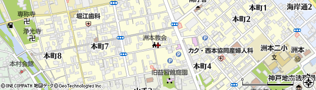 瀬尾商店周辺の地図