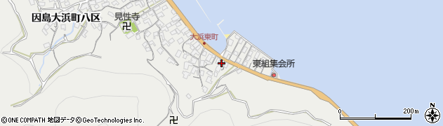 広島県尾道市因島大浜町（十区）周辺の地図
