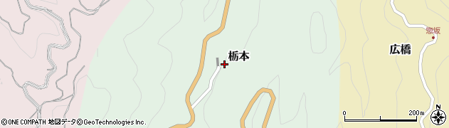 奈良県吉野郡下市町栃本126周辺の地図