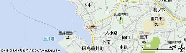 広島県尾道市因島重井町久保6786周辺の地図