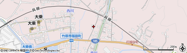 広島県竹原市福田町1183周辺の地図