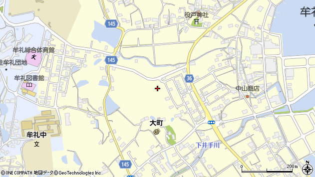 〒761-0122 香川県高松市牟礼町大町の地図