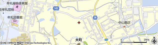 香川県高松市牟礼町大町周辺の地図
