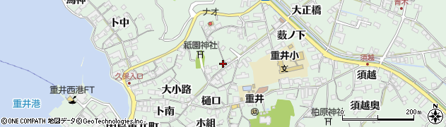 広島県尾道市因島重井町砂原2929周辺の地図