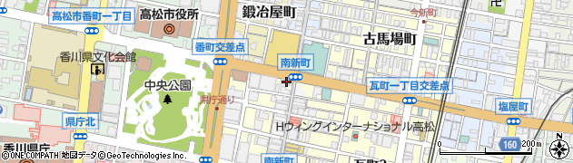 三菱ＵＦＪ信託銀行高松支店周辺の地図